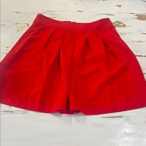 Banana Republic Elegant Red Women's A-line Skirt